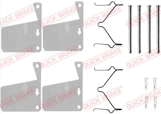 Accessory Kit, disc brake pad